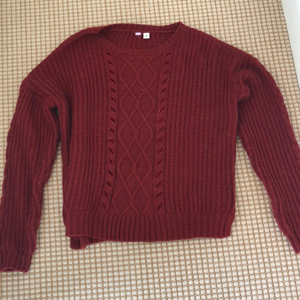 Red sweater from Francesca’s